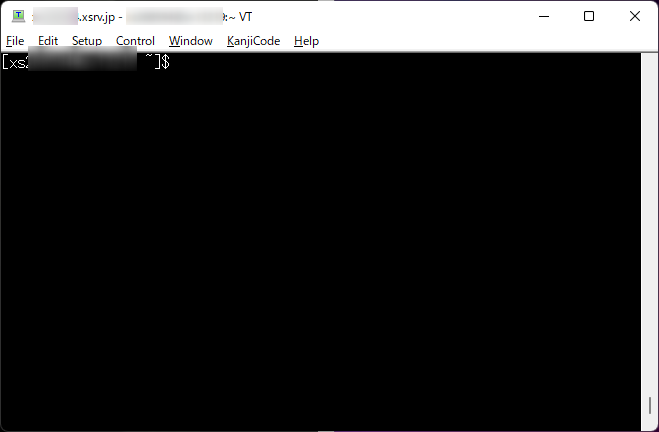 Tera Term リモート接続