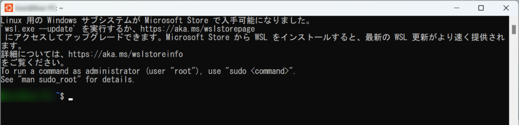 Ubuntu起動