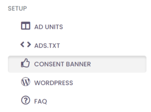 The Moneytizer CONSENT BANNER