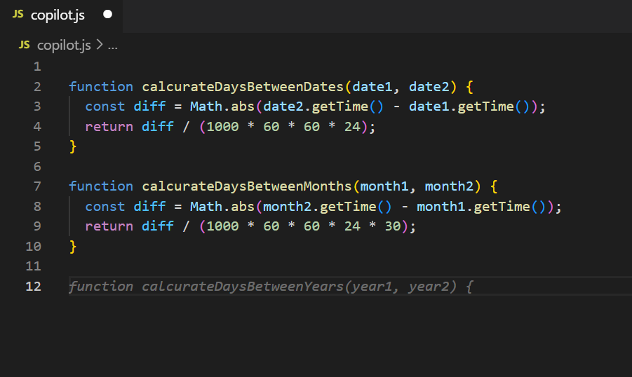 GitHub Copilot VS Code