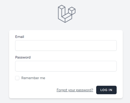 Laravel Breeze Login画面